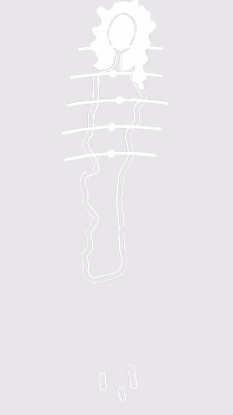 Lineart Bordes The image is a line drawing of a golf hole